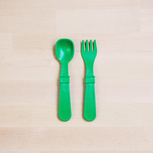 Fork and Spoon (Kelly Green)