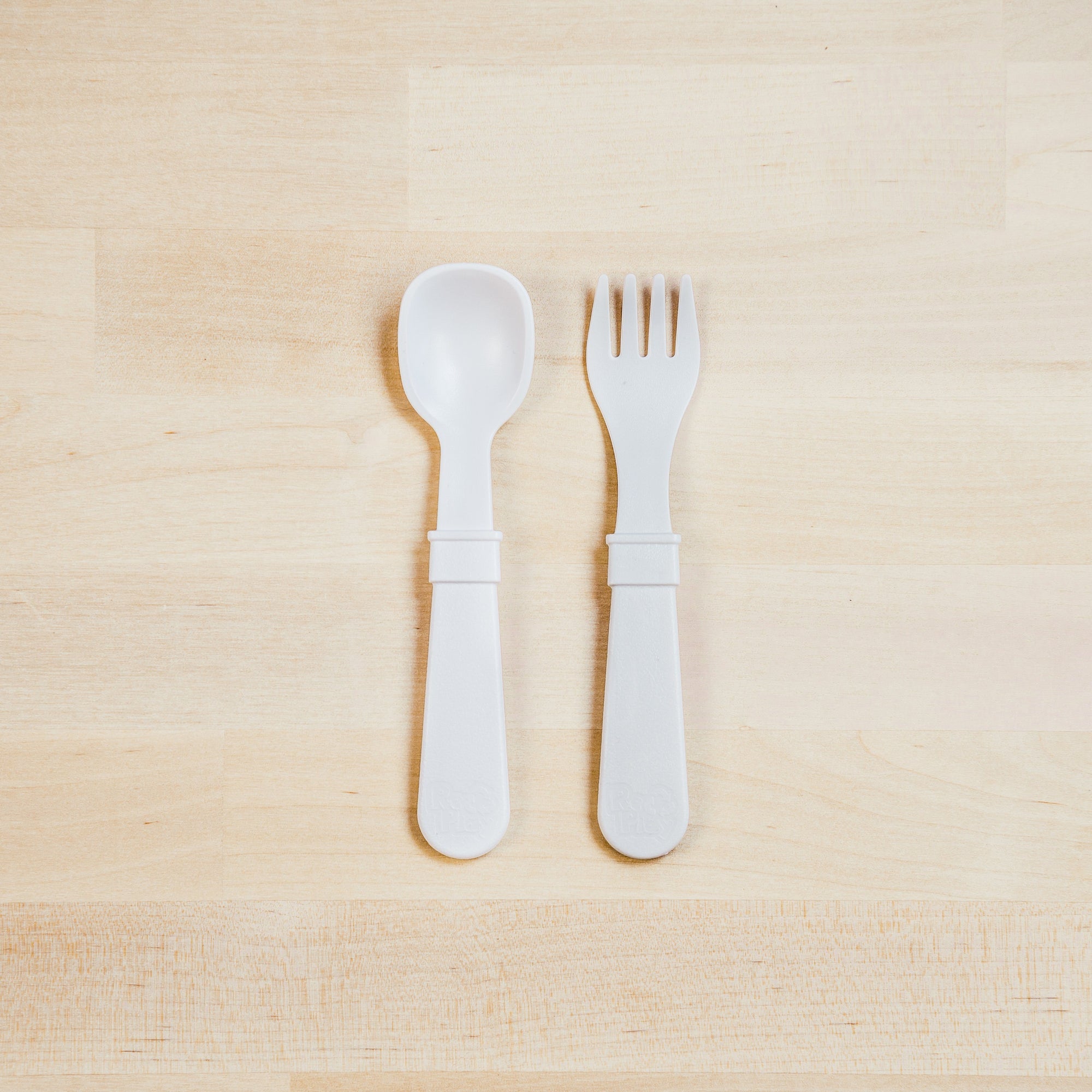 Fork and Spoon (White)