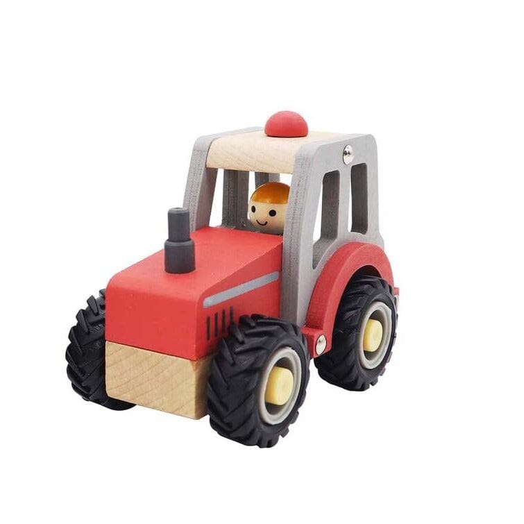 Wooden Tractor (Red)