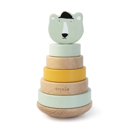 Wooden Stacking Toy - Mr Polar Bear