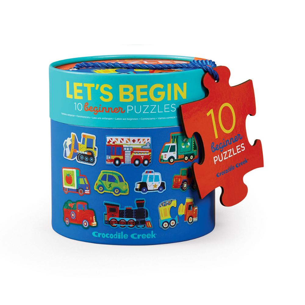 Lets Begin 2 piece Puzzle (Vehicles)