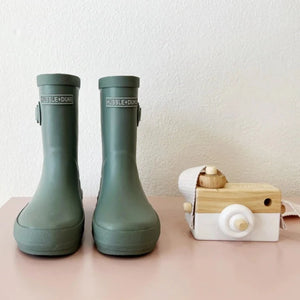 Natural Rubber Gumboots (Stormy Blue)