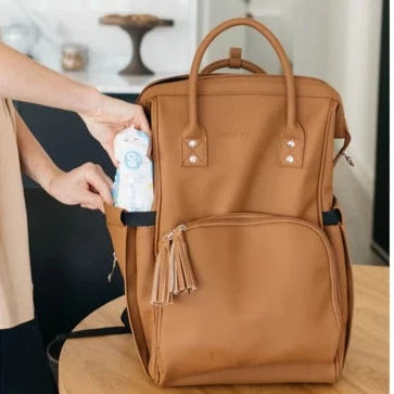 Sunday Luxe Backpack Nappy Bag (Tan)